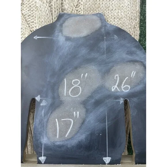 Canyon River Blues Sweater Knitted Women's Beige Cream Size Large Stretch - Picture 8 of 10